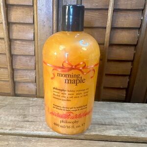 Philosophy Morning Maple Shampoo, Shower Gel & Bubble Bath, NOS, Sealed